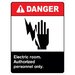 Danger electrical room authorized personnel only